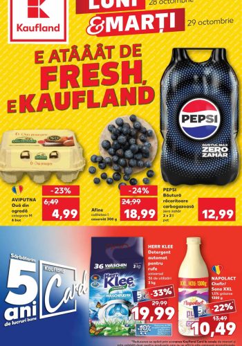 Oferta Kaufland Luni si Marti 28-29 octombrie 2024