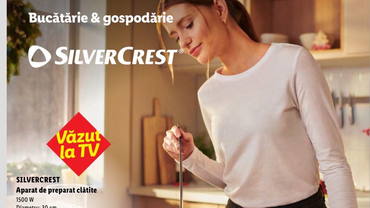 Lidl 19-25 octombrie 2026: Silvercrest bucatarie si electrocasnice Lidl 19-25 octombrie 2026: Silvercrest bucatarie si electrocasnice